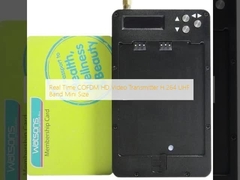 Real Time COFDM HD Video Transmitter H.264 UHF Band Mini Size