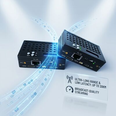 HN-550 Plus 1080P HDMI COFDM Video Transmitter 20ms Latency 37dBm 5W SMA for UAV Fire Fighting