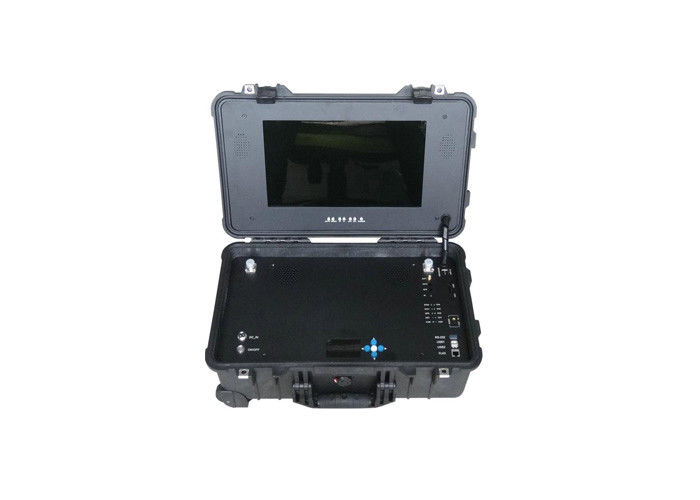 Briefcase Portable COFDM Video Receiver With 15.6 Inch LCD Monitor H.264