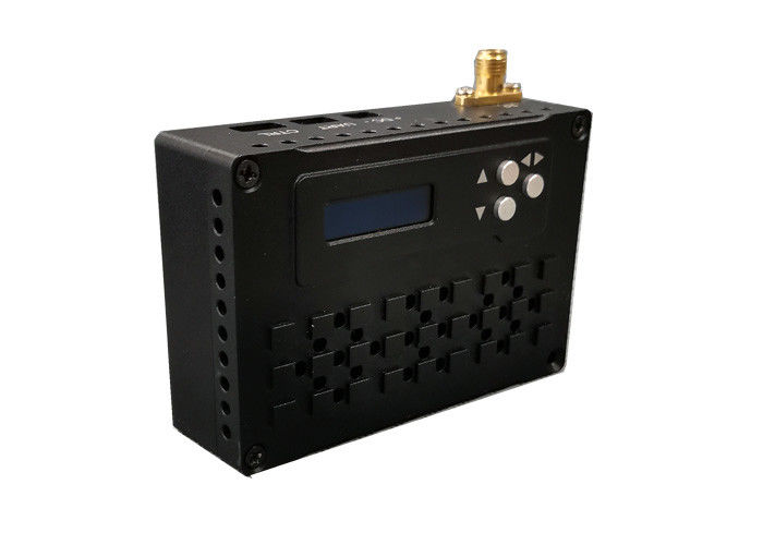 Audio Data Video UAV Wireless AV Transmitter 1 Watt Long Range 30~50KM DC 6~17V