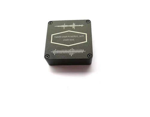 9W 2500MHZ Mini Size COFDM Transceiver RS232 Push To Talk